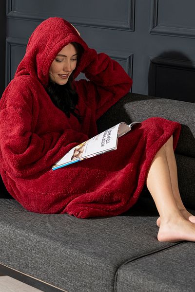 Damla Wellsoft Hooded Wearable TV Blanket Unisex