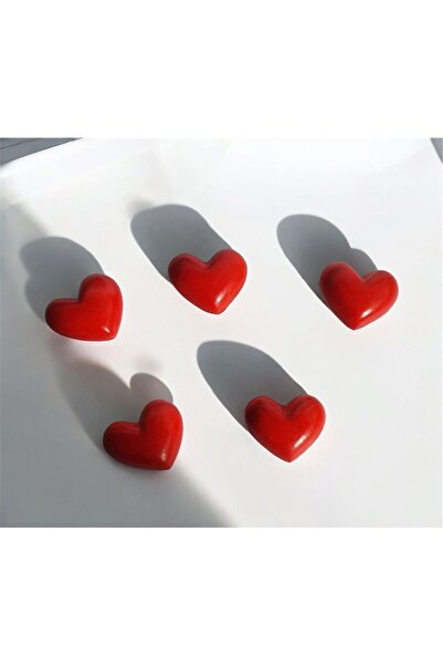 evdeki atölyem Kalp model 5’li el yapımı dolap magnet seti