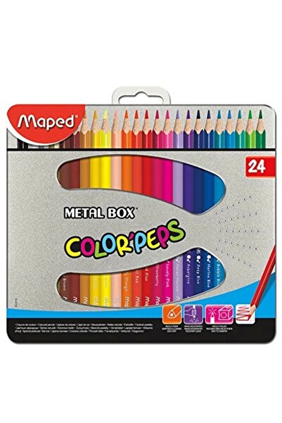 Maped 24 RENK KURUBOYA METAL KUTULU - EC83201606