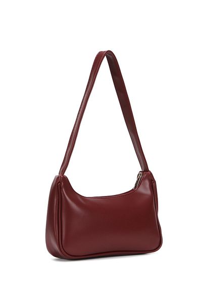 Newish Geanta de umar Rosie Claret pentru dama - Stil Baguette