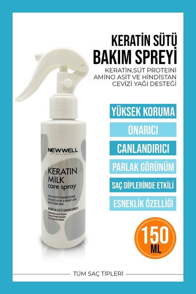 New Well Keratin Sütü Bakım Spreyi 150ML