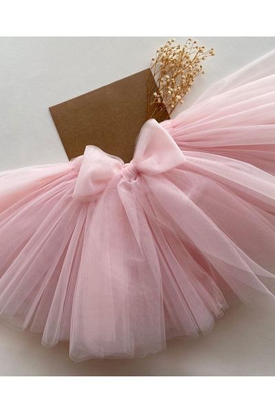punicha Girl's Tutu Skirt PINK (Fluffy Dream Tulle)