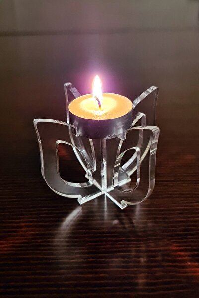 Story Lale Tealight Akrilik Mumluk