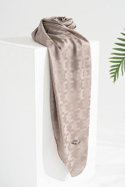 JAWEL Hijab Jacquard Women's Scarf - Houndstooth 1