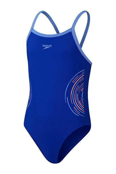 SPEEDO Plmt Tstrp Msclbck 1Pc Jf Kız Çocuk Mayo - 8-00374916858