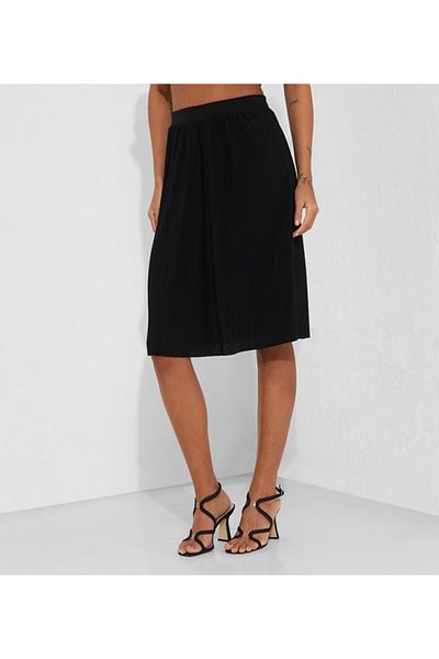 Aila Black Women's Skirt