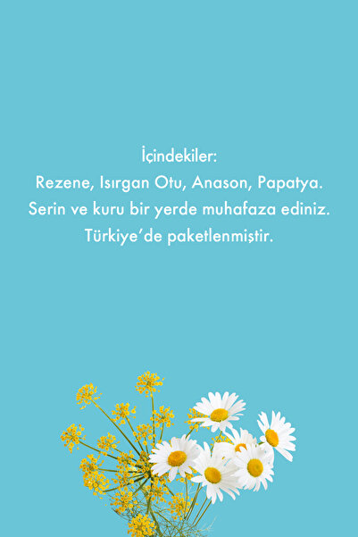 Mesh Stick Emziren Anne Çayı Doğal Bitki Çayı 2 Paket Bir Arada
