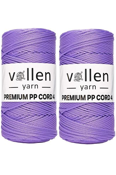 vollen yarn 400 Gr Polyester Macrame Thread, 2mm Set of 2, Macrame Thread, Supla Thread, Bag Thread, 460 Meters