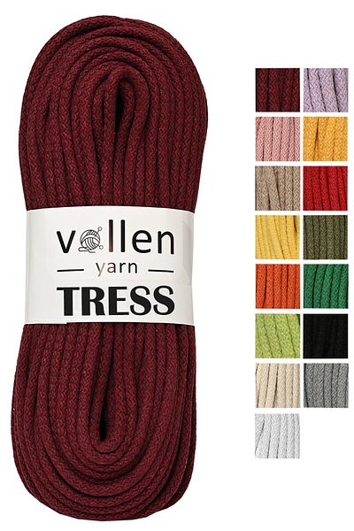 vollen yarn Macrame Rope, Multi-Purpose Rope, 10 Meters, Cord Sliding Woven Rope, Basket Rope, Swing Rope, Supla, Mat,