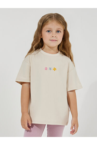 Styli Oversized Embroidery Detail T-Shirt