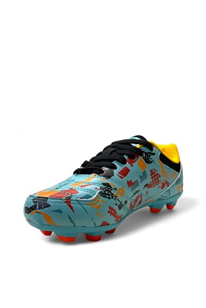 Jump 32202 Ghete de fotbal pentru băieți - albastre și colorate