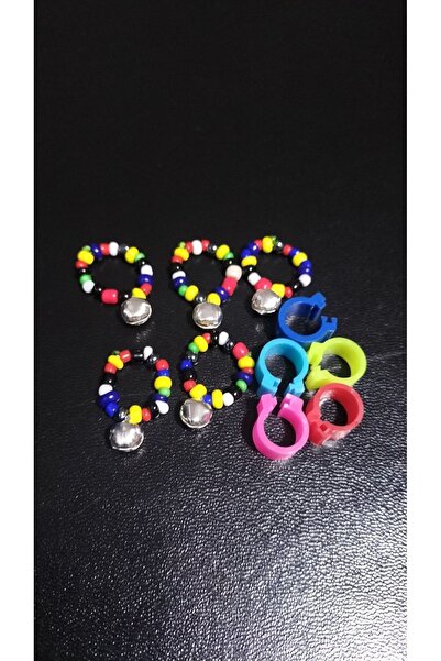 Storm 5 adet Zilli Güvercin Bilezik 5 adet Çıtçıtlı Güvercin Bilezik