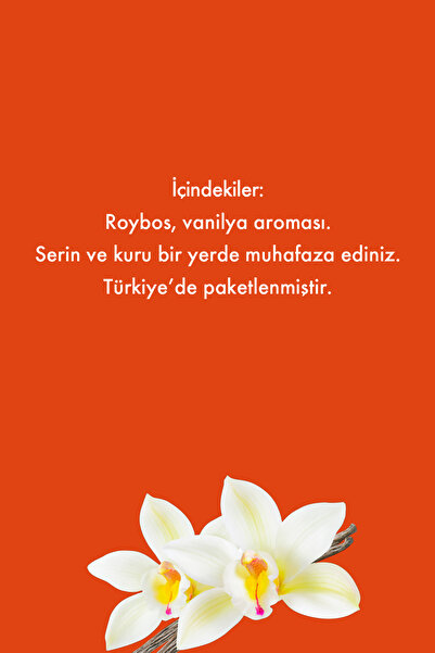 Mesh Stick Rooibos Çayı Roybos Vanilya Bitki Çayı 2 Paket Birarada