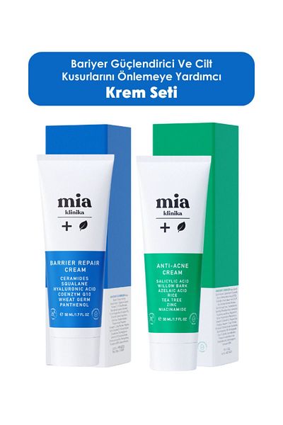 mia klinika Barrier Repair and Anti-Moisturizing Cream Set