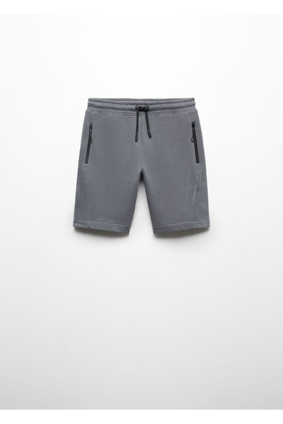 MANGO Kids Beli lastikli bermuda şort