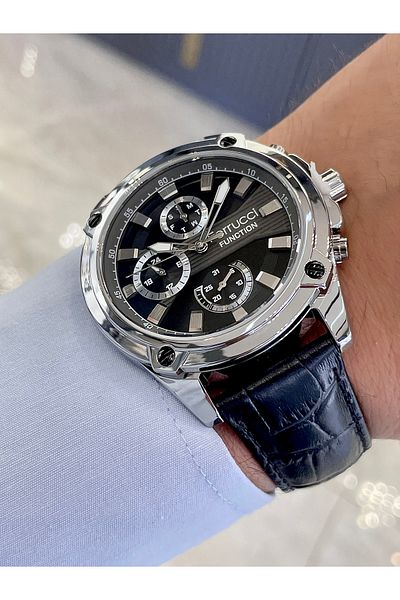 Ferrucci Black Men's Wristwatch Band