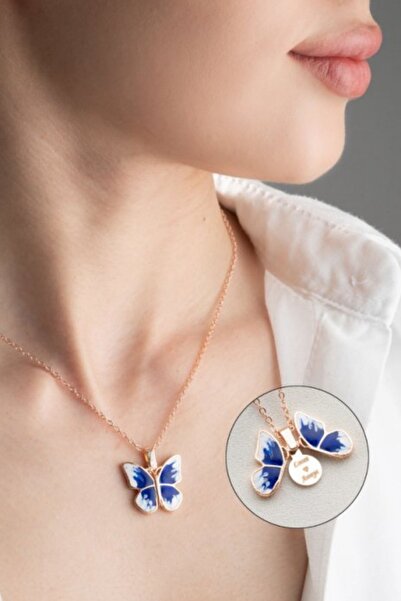 Silvano Jewelry İsimli Açılabilen Kelebek Kolye