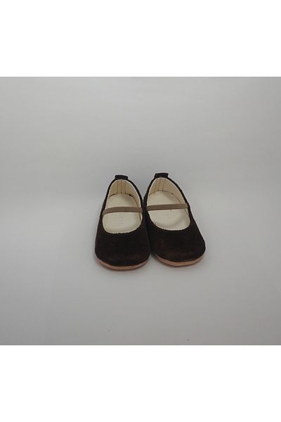 LİLOŞ Db Kids - Brown Leather First Step Shoes