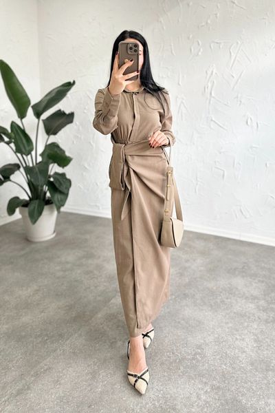Poliyance Φόρεμα Sura Khaki