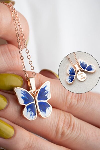 Silvano Jewelry İsimli Açılabilen Kelebek Kolye
