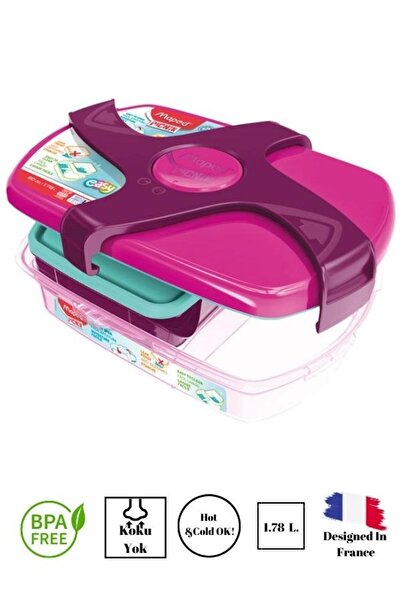 Maped Beslenme Kutusu - 1.78 L. (Tek Katlı İki Bölmeli)