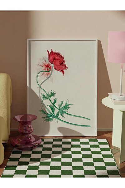 Postifull Vintage Painting Set,3 Pcs White Frame and Poster - Bedroom, Kitchen, Living Room Wall Decor