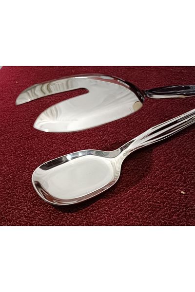 İŞTEBUFİYAT Lux salad tongers stainless Steel 18 cm 304