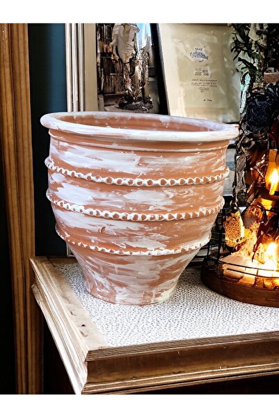 egesaksı Rustik efectli dagar Battal saksı