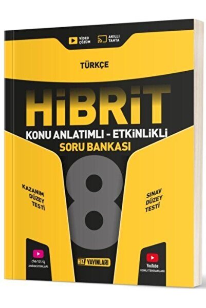 İndeks Akademi Yayıncılık 8. Sınıf Türkçe HİBRİT Konu Anlatımlı Etkinlikli So...
