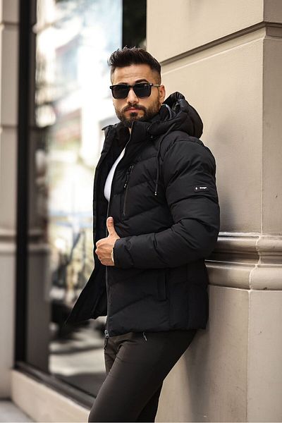DOXGER Ανδρικό πουπουλένιο παλτό - Αδιάβροχο και αντιανεμικό