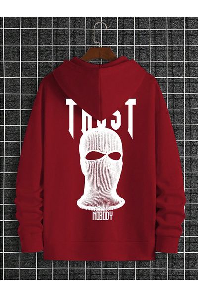 LA GULER Φούτερ με κουκούλα με κουκούλα 3 κλωστών Unisex - Τυπωμένο