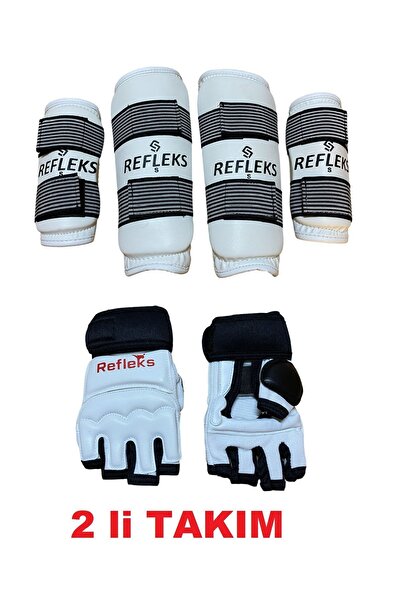 REFLEKS SPOR Taekwondo Kol Kaval Koruyucu Takım+Taekwondo Eldiven 2 li Set
