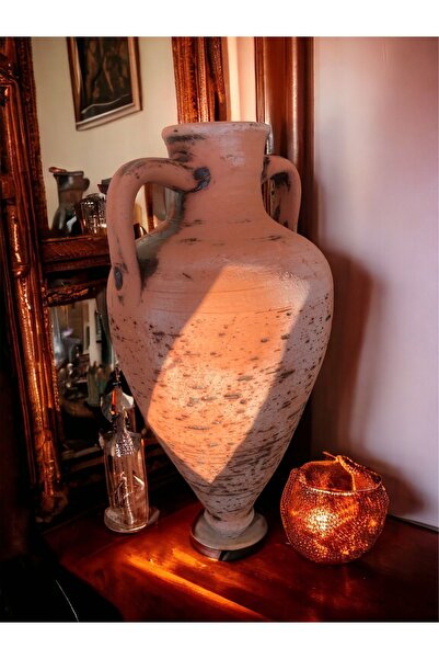 egesaksı Antik naturel sırlı anfora