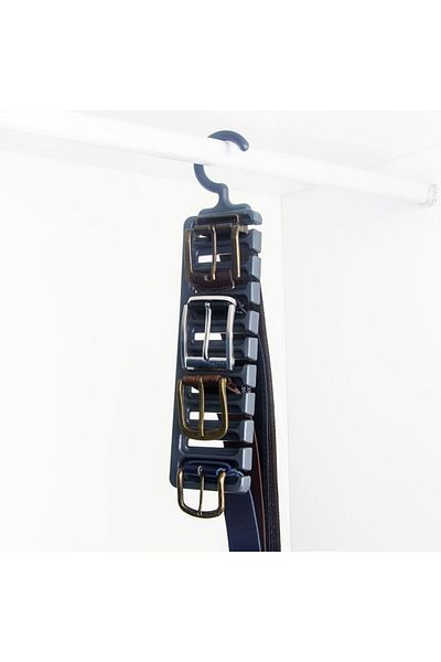 devigo Practical Belt Organizer with 10 Compartments - 2 Belt Hangers