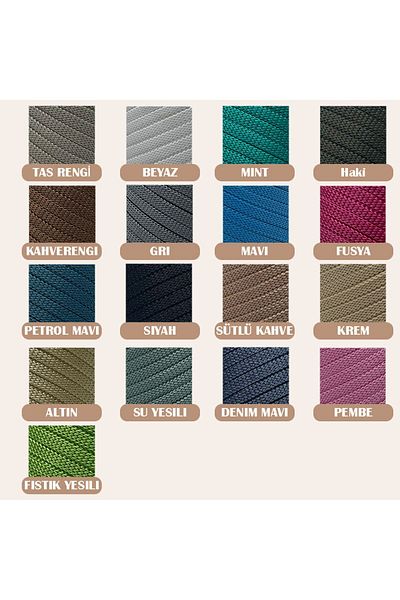 vollen yarn Premium 200gr / 4mm Πολυεστερικό σχοινί, μακραμέ σχοινί, σχοινί τσάντας, σχοινί βραχιολάκι, σχοινί χόμπι, σχοινί σουπλά, μαύρο