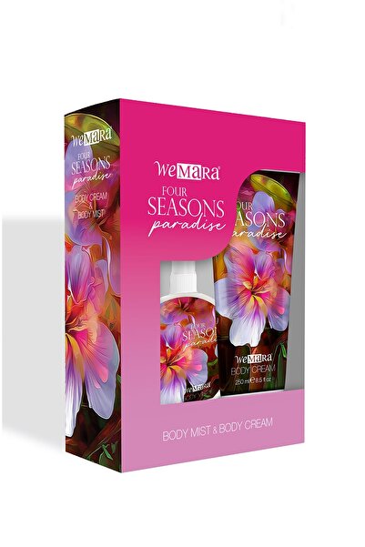 Mara Four Seasons Paradise Vücut Spreyi 150 ml. & Vücut Kremi 250 ml.
