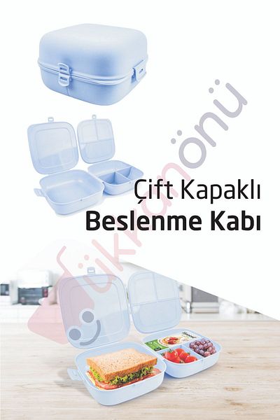Myend Double sided Lunch Box - Practical Lunch Box