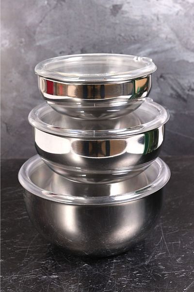 BYGLAS 3-Piece Storage Container Large Size (14-16-18 cm)