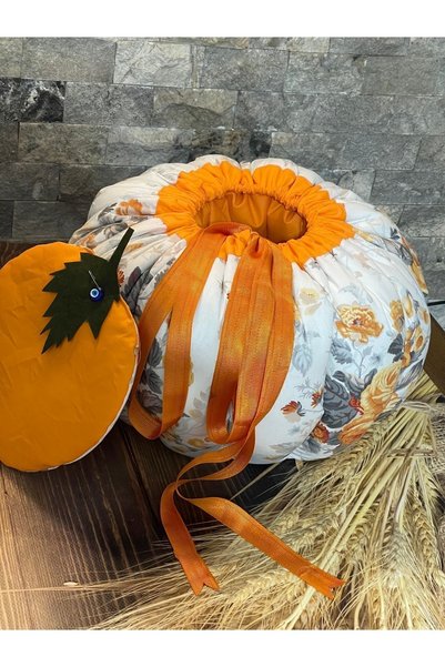 happyteks Pumpkin Look Yogurt Dough Proofing Mat Cushion Pouf Cover
