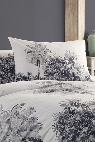 Cote Blanc Sona Set de 2 fete de perna 100% bumbac - 50x70