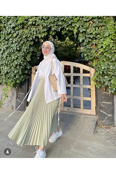 Trend Marfa Πλισέ Hijab Φούστα