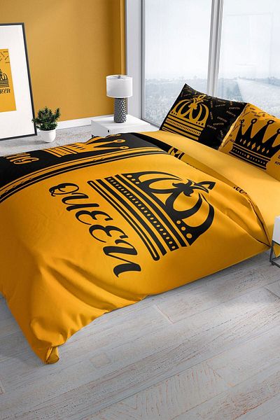 PerlaSera King-queen 3d Cotton Satin Double Duvet Cover Set