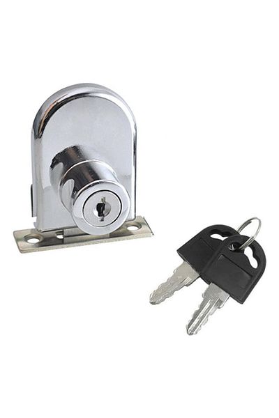 ŞENEL Yapı Market 408 Single Glass Cover Showcase Lock Oval