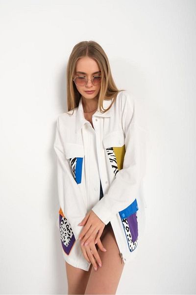 Shazel Linen Design Jacket