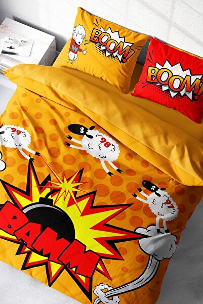 MonoHome Set cuvertură de pilota dublă 3d Sheep