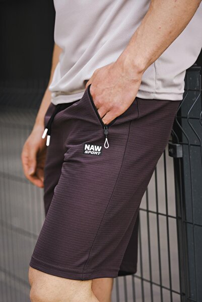 Oksit Rika Ottoman Woven Slim Fit Lycra Men's Bermuda Shorts