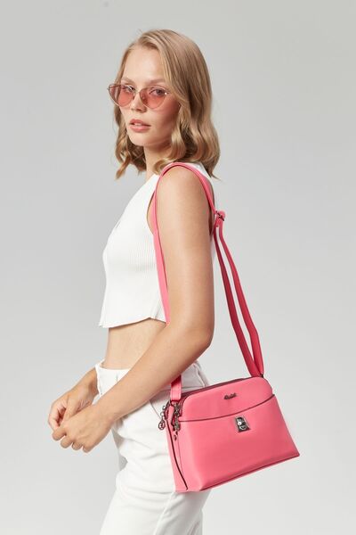 Morpelikan Women's Crossbody Shoulder Bag - Four Compartments and Strap