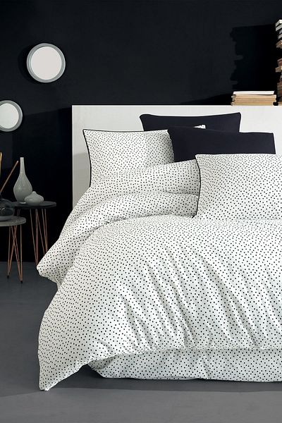 Cote Blanc 100% Cotton King Size Duvet Cover Set