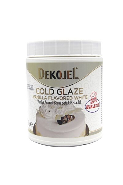 Katsan Ovalette Dekojel Beyaz Vanilya Aromalı Jöle 1 Kg