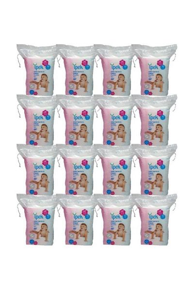 İpek Maxi Baby Cleaning Cotton 60 x 16 Pack